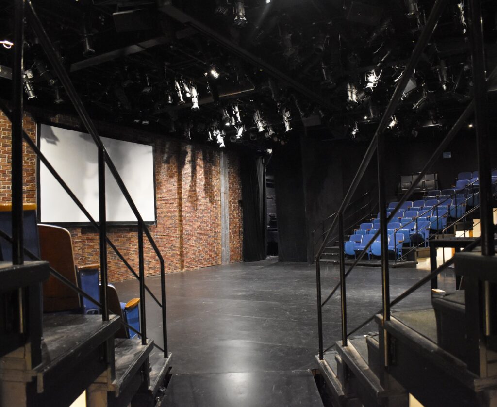 empty theater side view