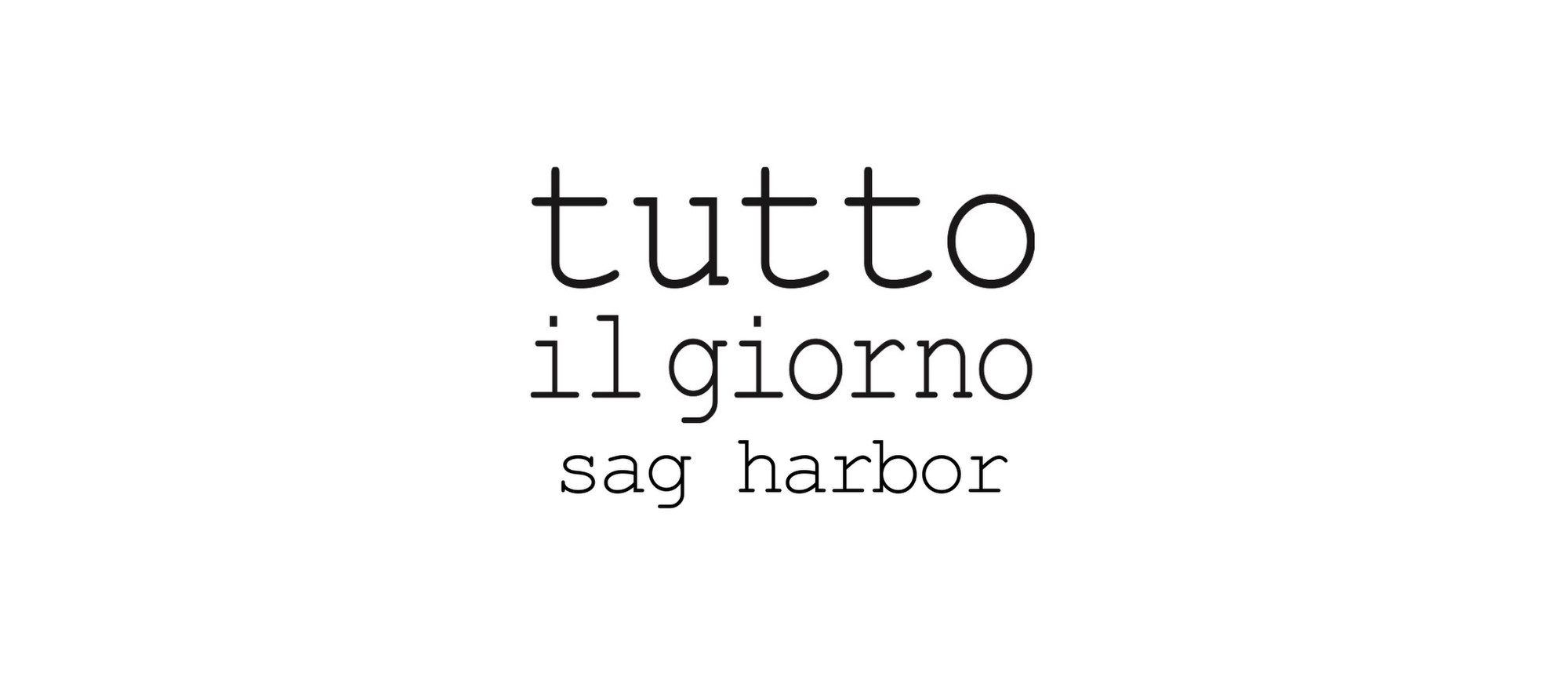 tutto il giorno sag harbor logo