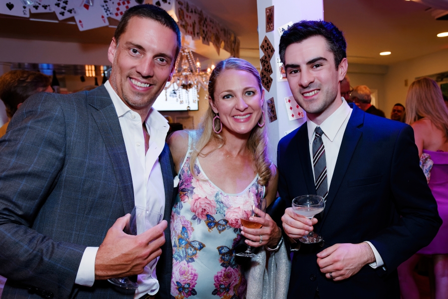 three people posing at the 2024 gala