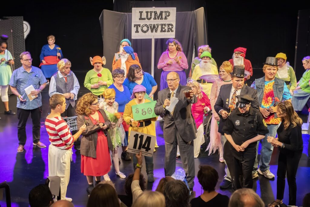 people on stage