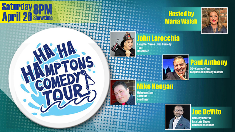 haha hamptons comedy tour poster