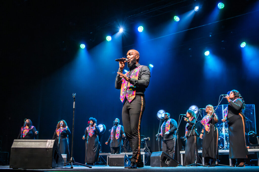 man from harlem gospel choir performing