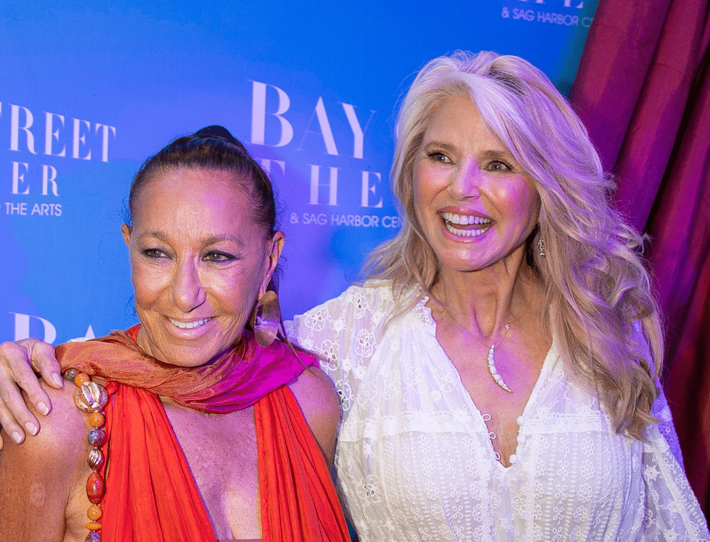 Christie Brinkley and Donna Karan