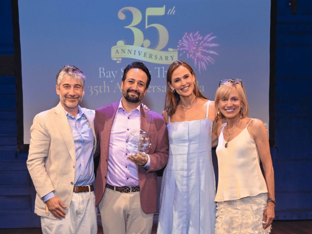 Scott Schwartz, Lin-Manuel Miranda, Jennifer Garner, Tracy Mitchell